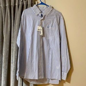 Southern tide- large checkered button down